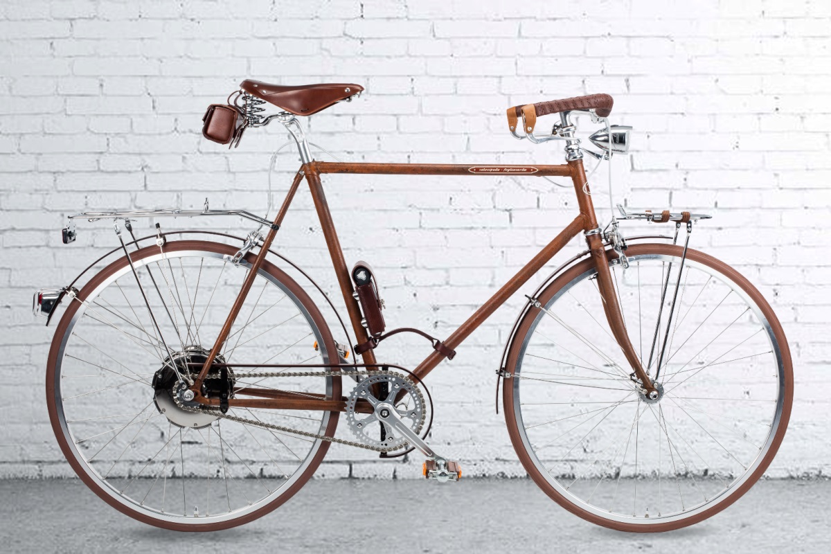 fietsfabrikant produceerde retrofietsen