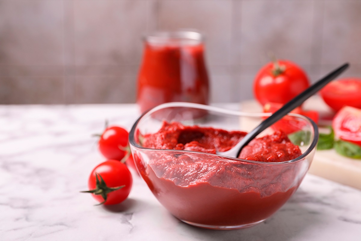 tomatenpuree voor spiegeleieren