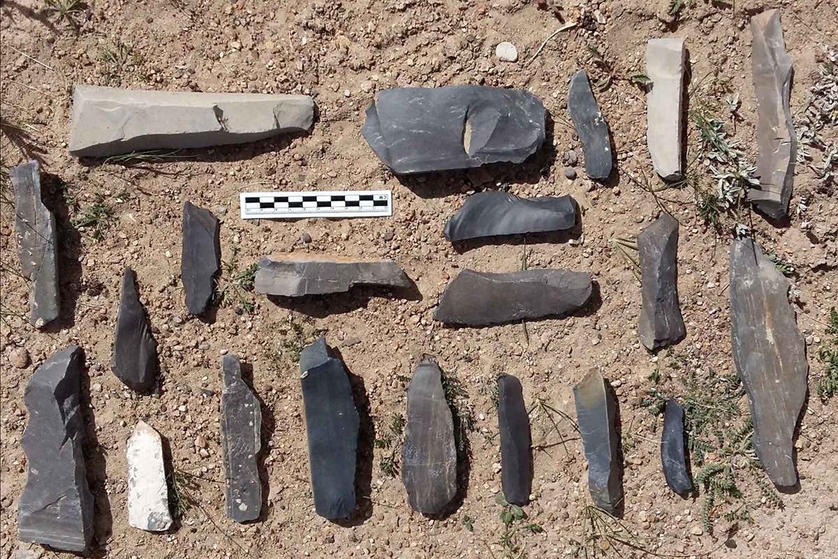 Archeologen hebben stenen werktuigen gevonden