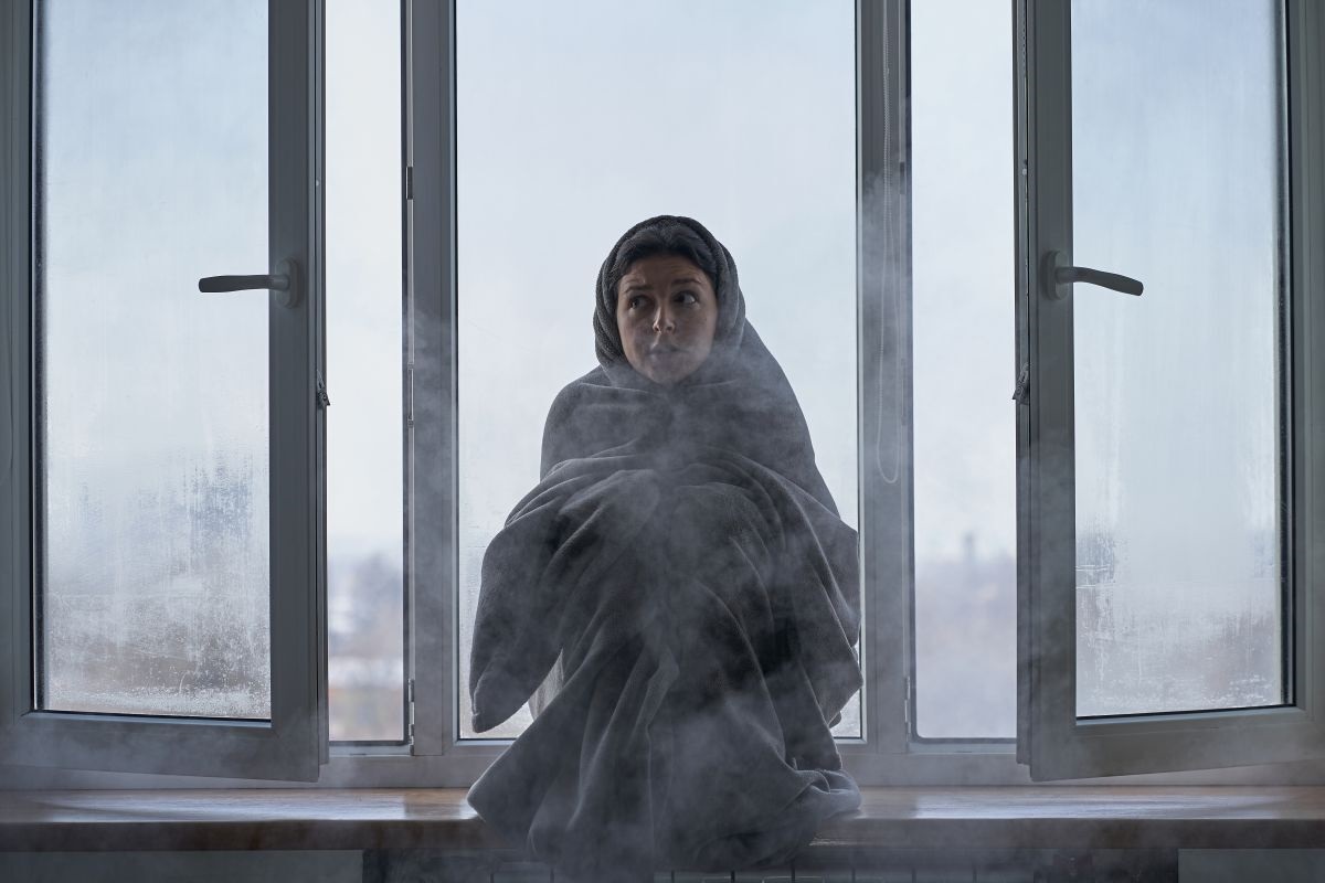 Open de ramen, zelfs als het vriest, om vocht uit huis te verwijderen