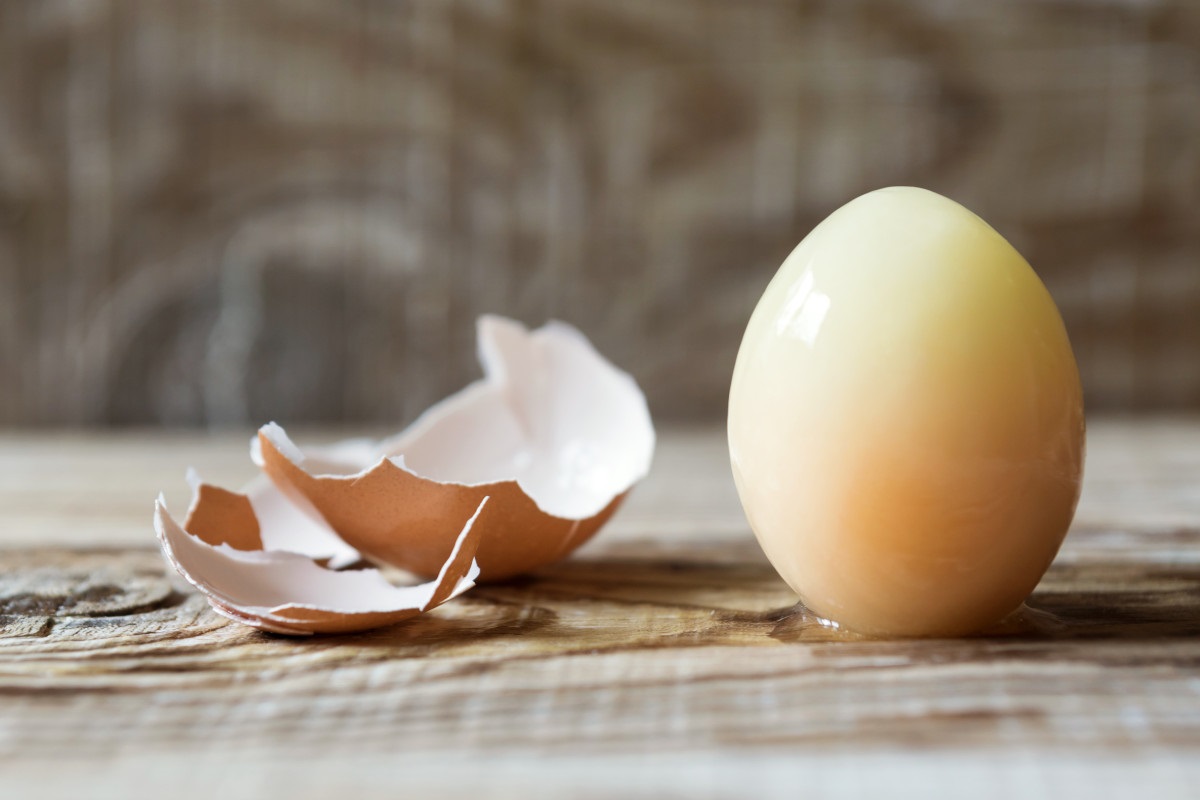 eieren zonder schaal