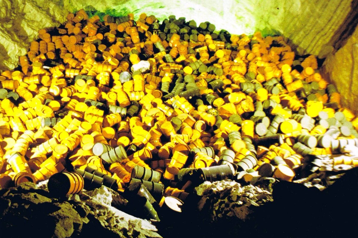 nucleair afval in de mijn