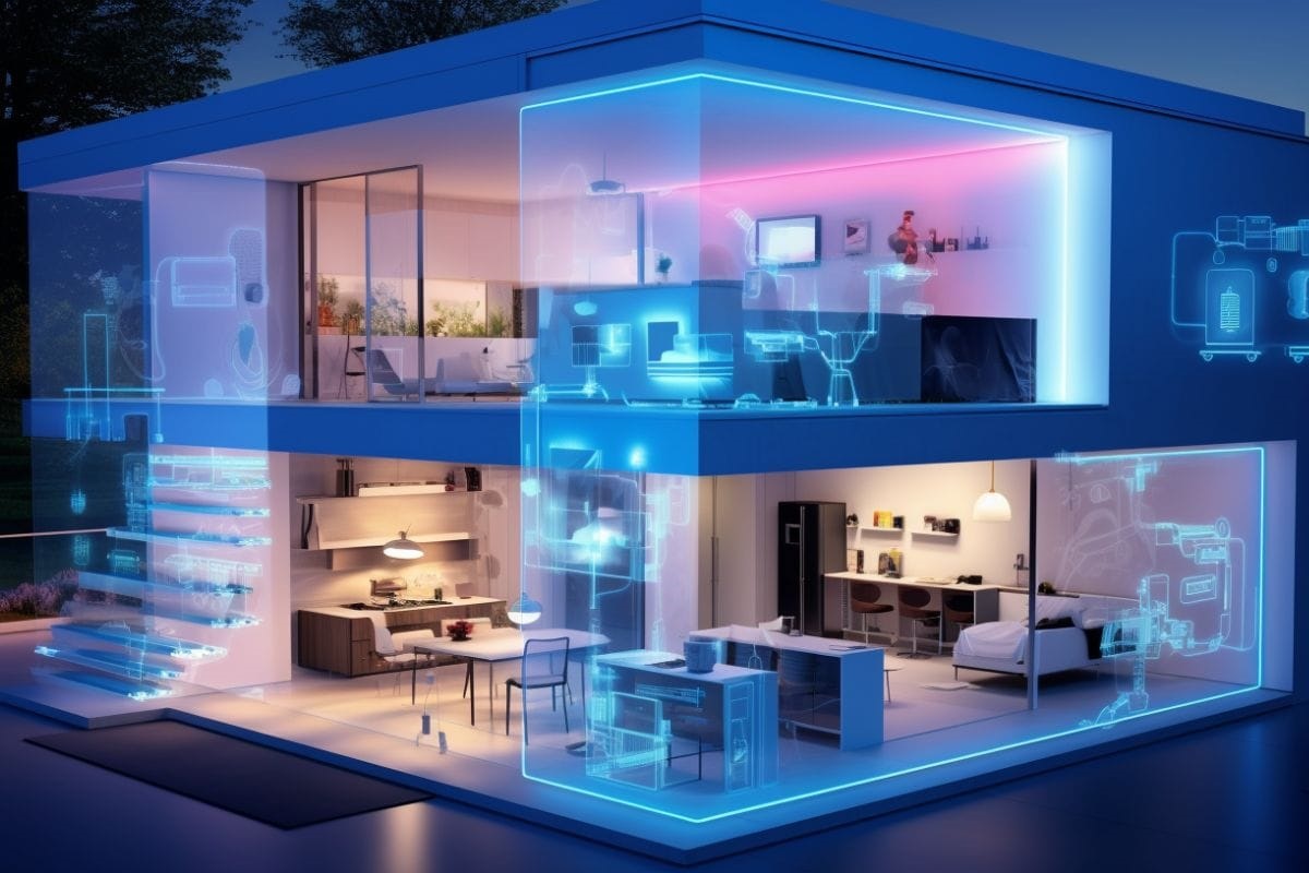 een slim huis verbruikt veel elektriciteit