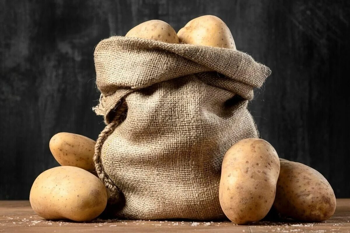 aardappelen in een zak