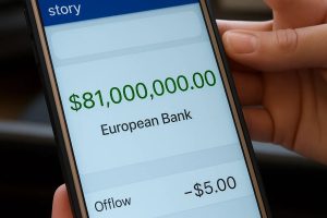 Stel je voor: je checkt je bankrekening en ziet ineens 81 miljoen dollar staan.