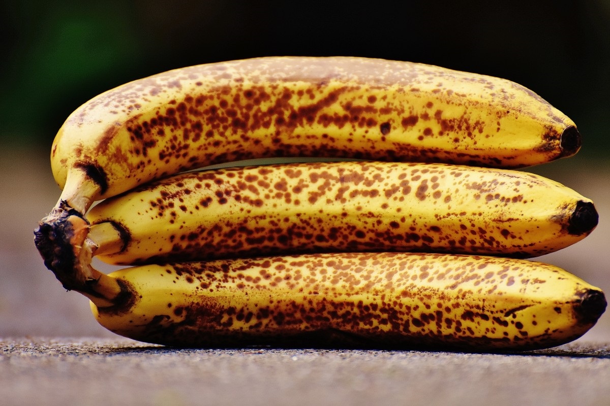 banaan met bruine vlekken