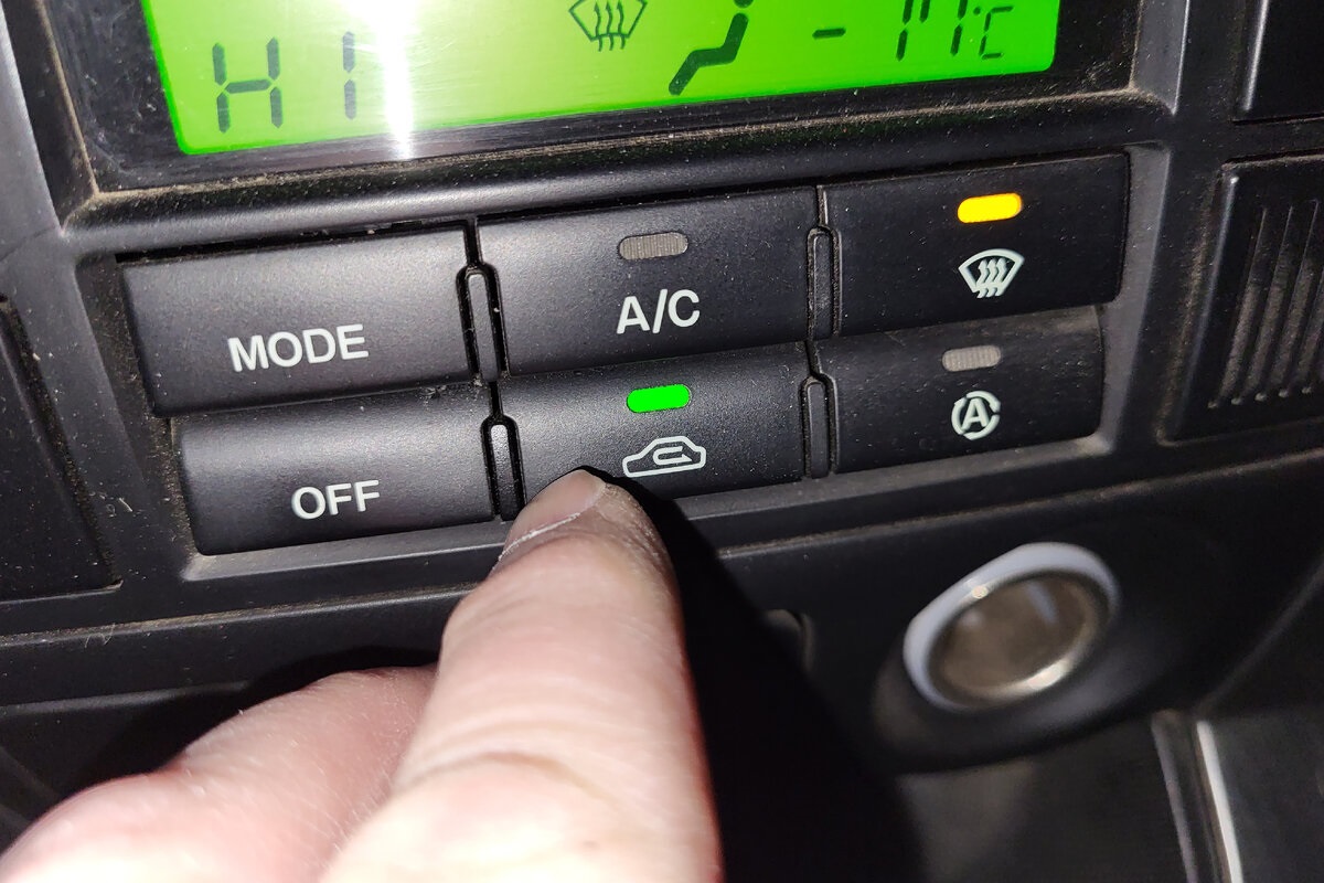 de slechte gewoonte om meteen recirculatie in te schakelen