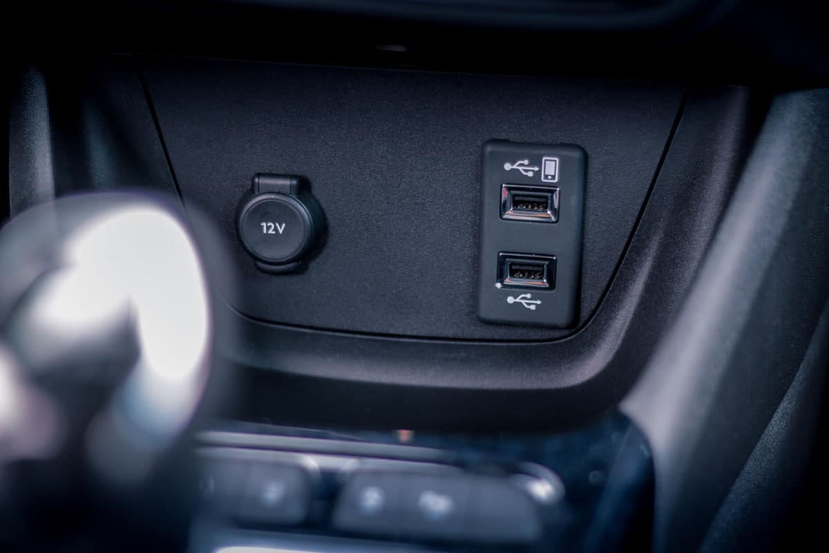 USB-poort in de auto